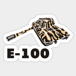 Tank E-100 Sticker